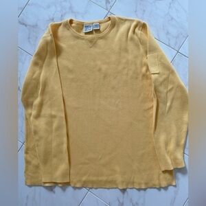 Field & Gear yellow cotton sweater, xl